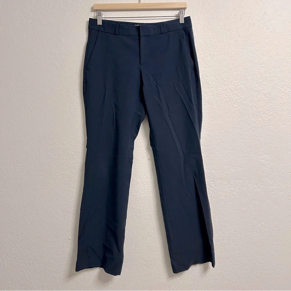 Banana Republic Navy Logan Dress Pants, Size‎ 4s